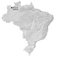 Brazil Physical Map