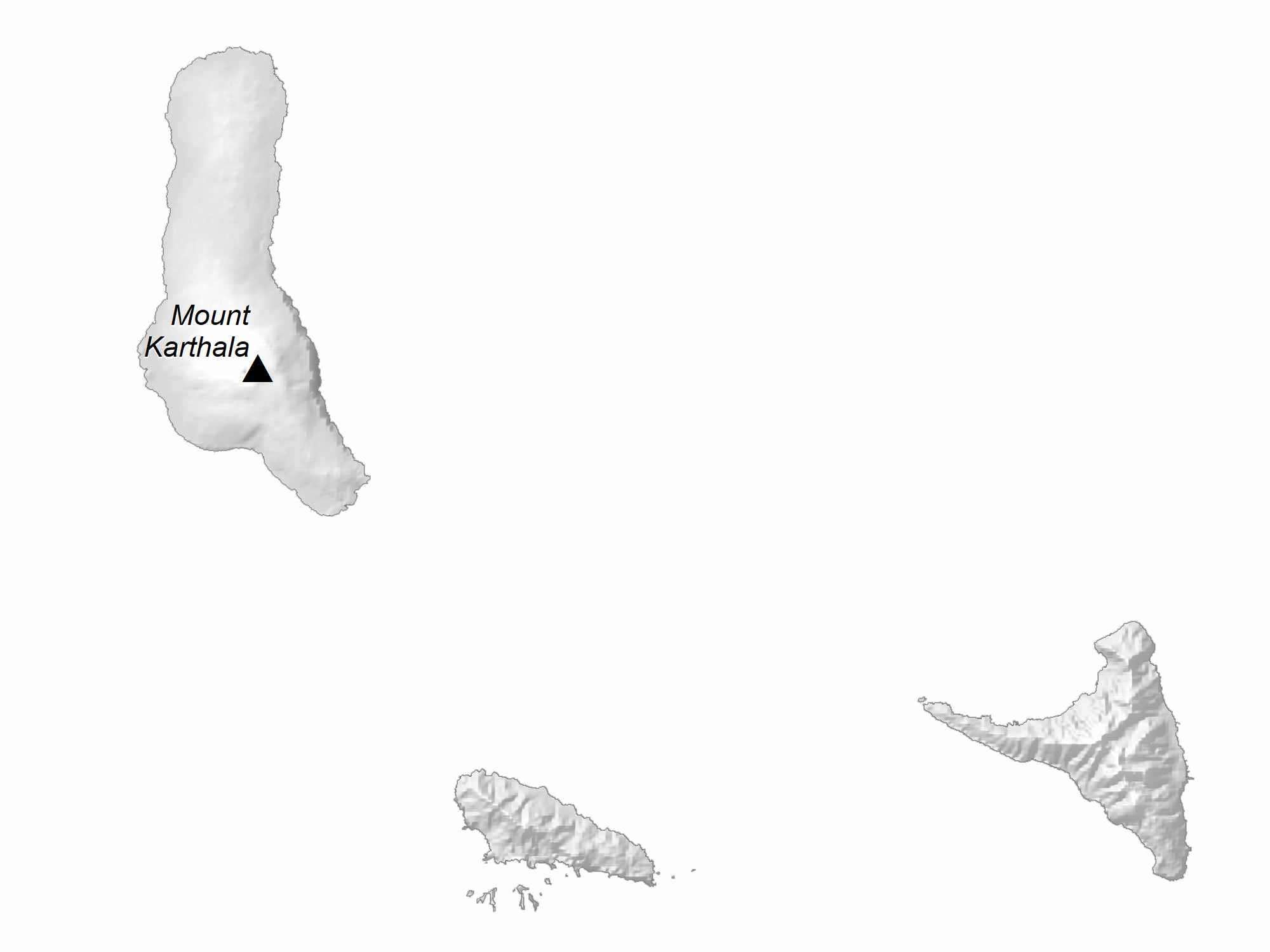 Comoros Elevation Map