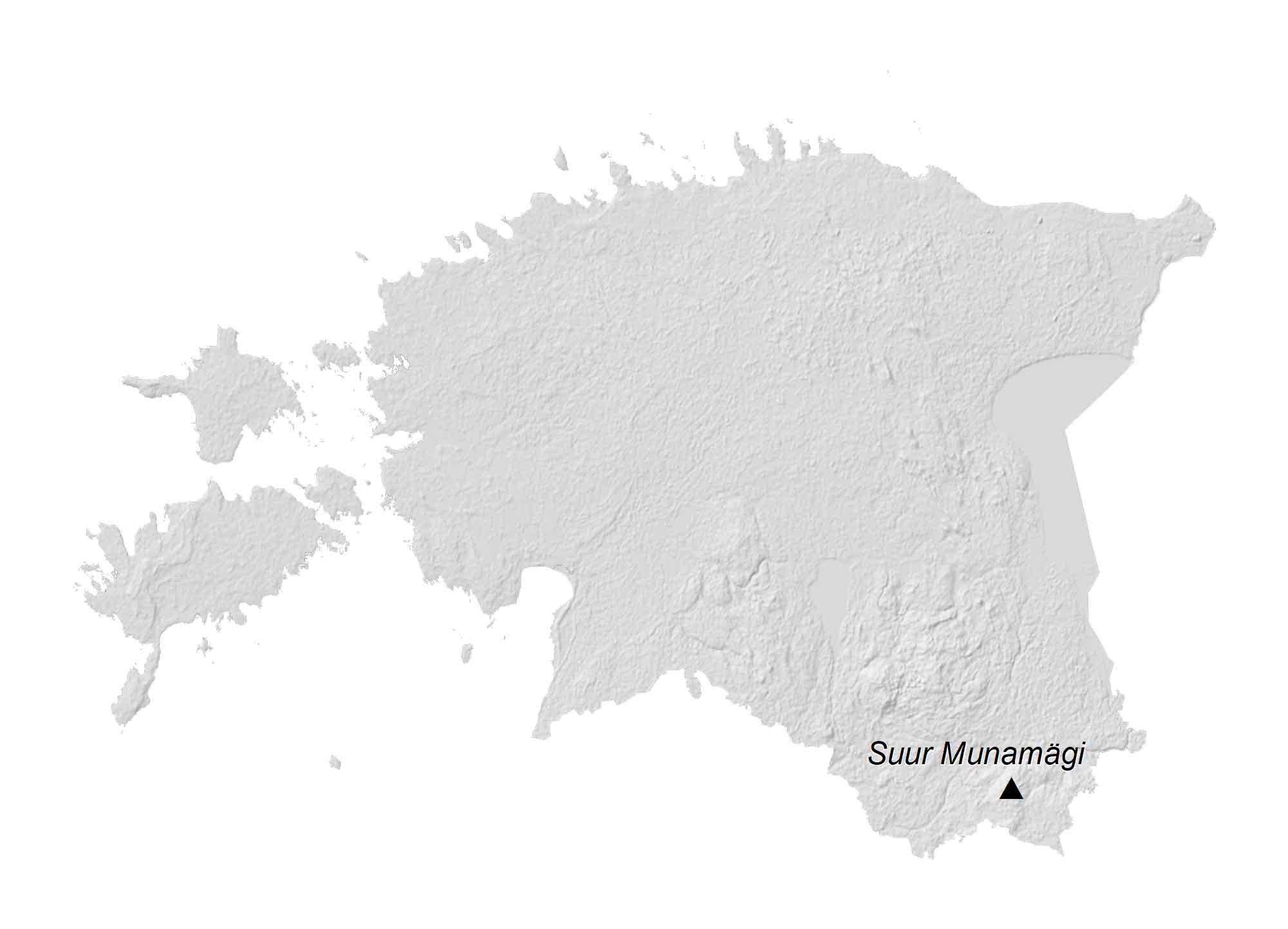 Estonia Elevation Map