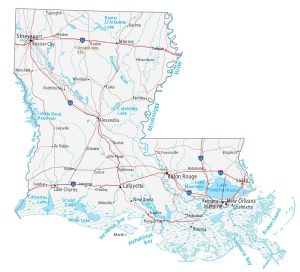 Louisiana Map