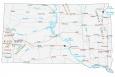 South Dakota Map